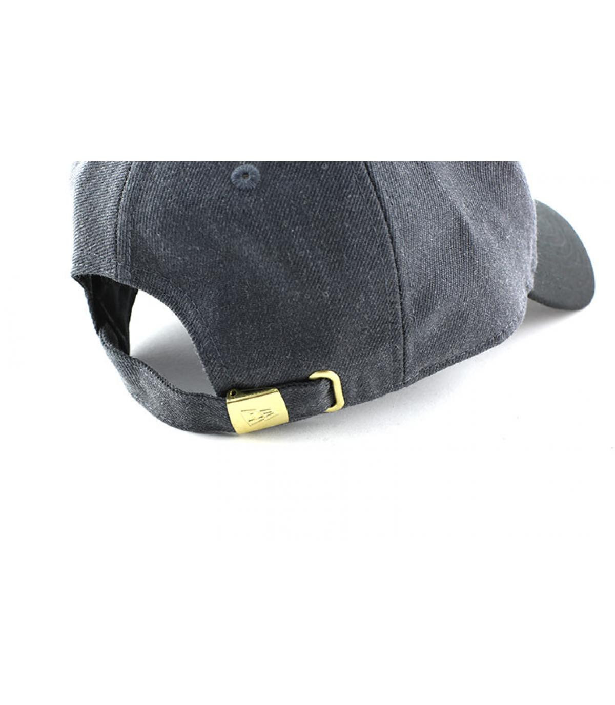 New Era Casquette NY Metallic wool black gold